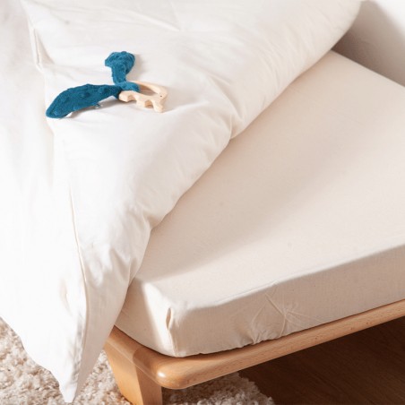Drap Housse Etoiles en Coton Bio pour lit Bébé - 140 x 70 cm
