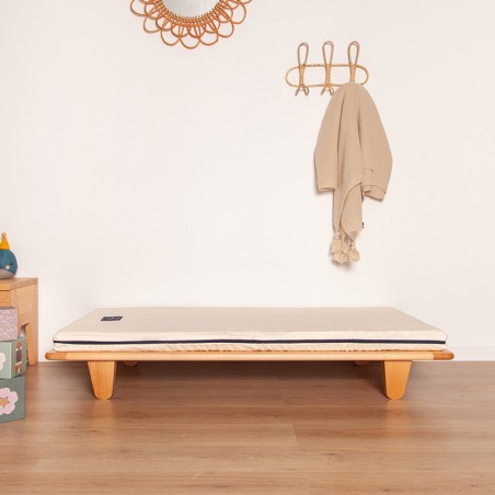 Matelas bébé déhoussable naturel - 60x120 cm